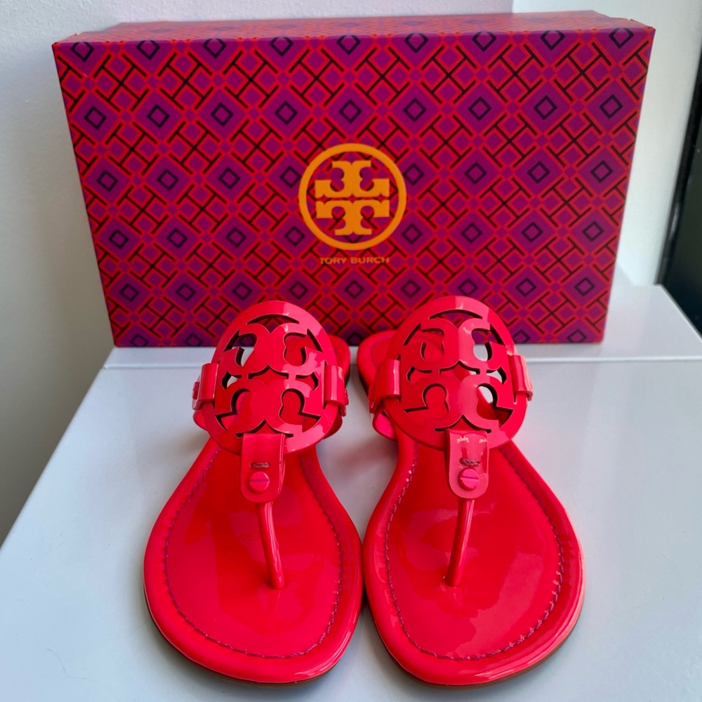 TORY BURCH MILLER SANDALS!